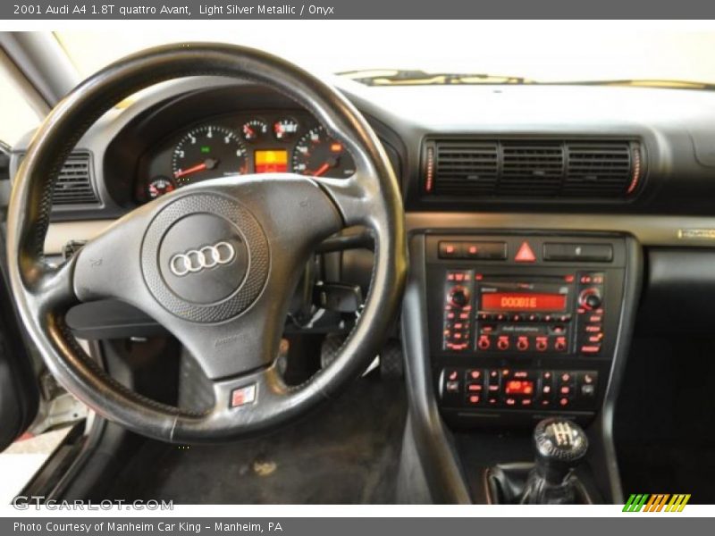 Light Silver Metallic / Onyx 2001 Audi A4 1.8T quattro Avant