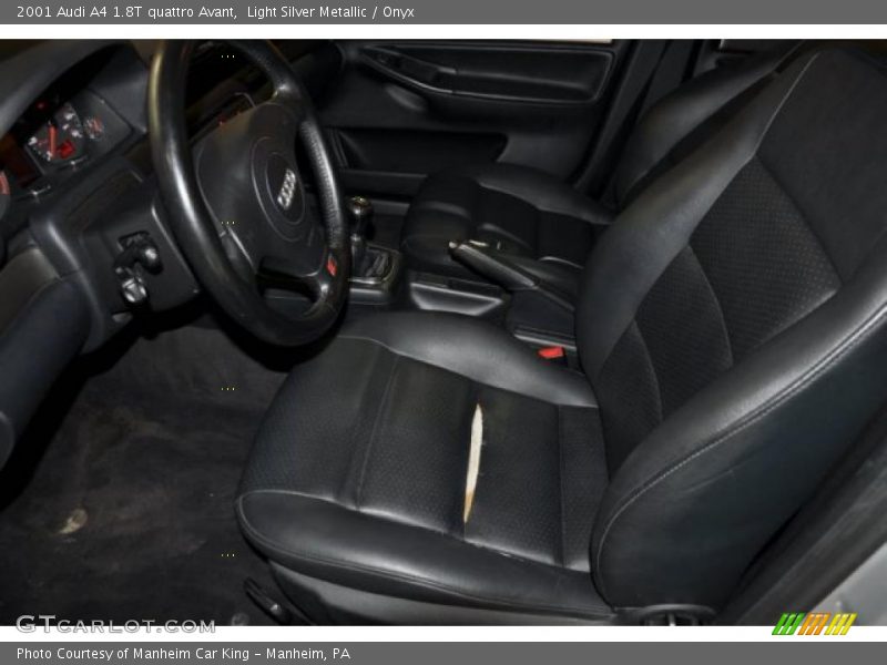 Light Silver Metallic / Onyx 2001 Audi A4 1.8T quattro Avant