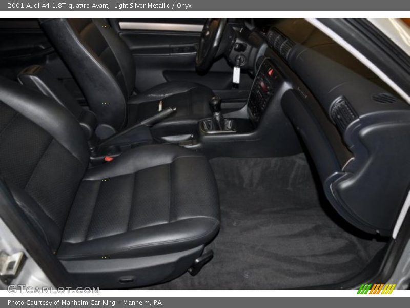 Light Silver Metallic / Onyx 2001 Audi A4 1.8T quattro Avant