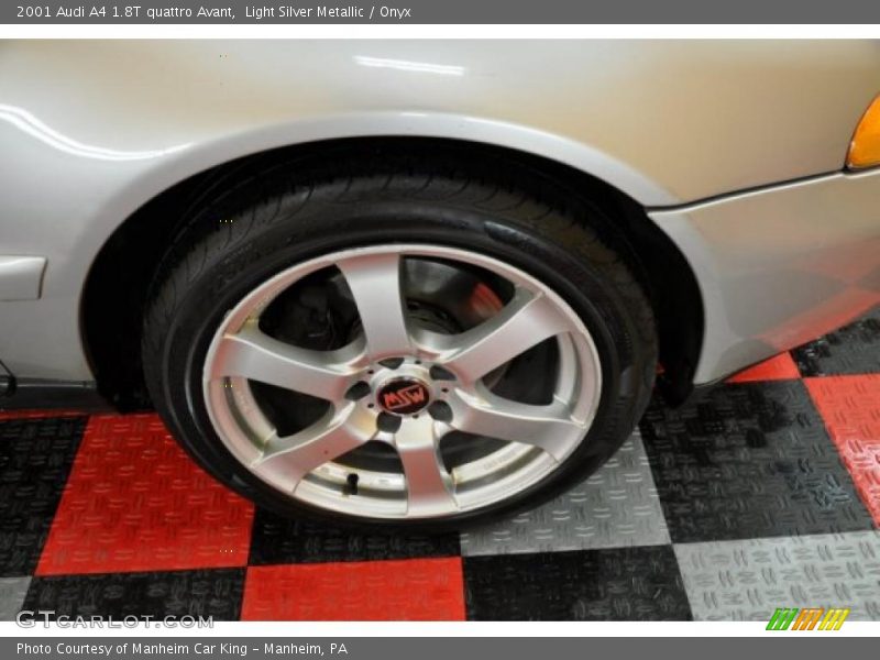 Light Silver Metallic / Onyx 2001 Audi A4 1.8T quattro Avant
