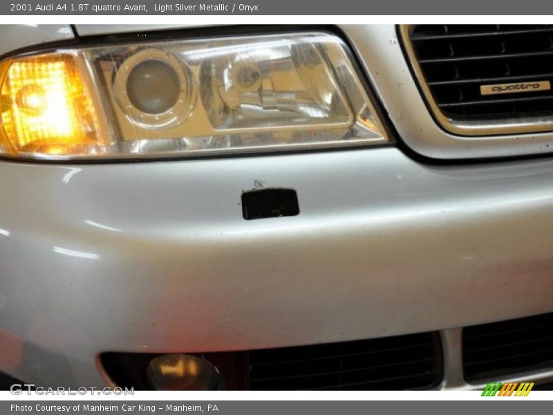 Light Silver Metallic / Onyx 2001 Audi A4 1.8T quattro Avant