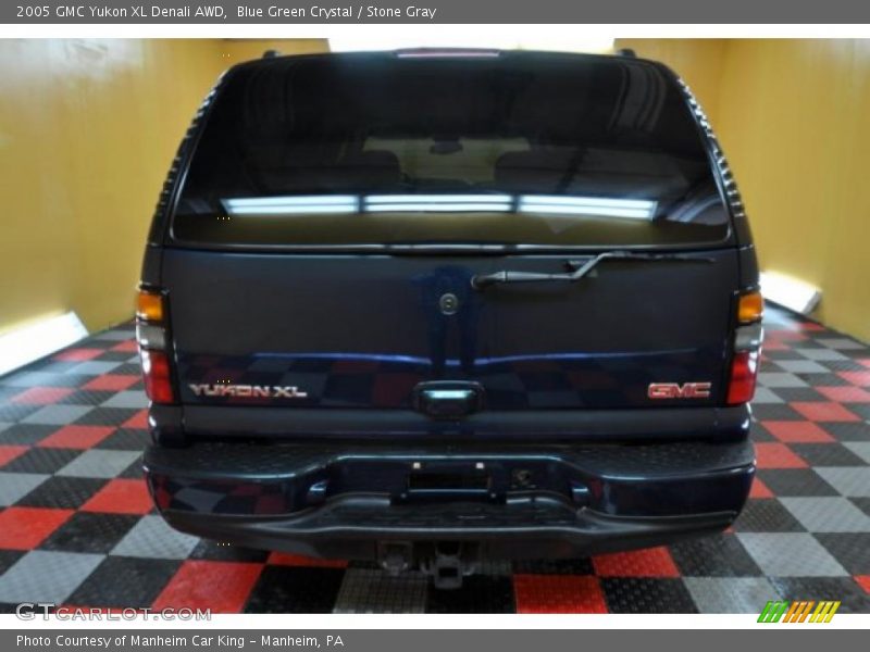 Blue Green Crystal / Stone Gray 2005 GMC Yukon XL Denali AWD