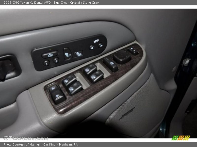 Blue Green Crystal / Stone Gray 2005 GMC Yukon XL Denali AWD