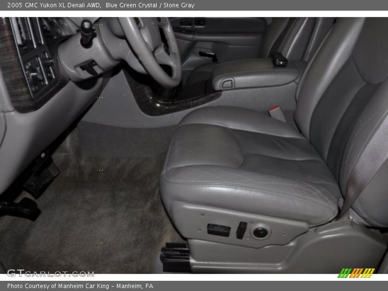 Blue Green Crystal / Stone Gray 2005 GMC Yukon XL Denali AWD