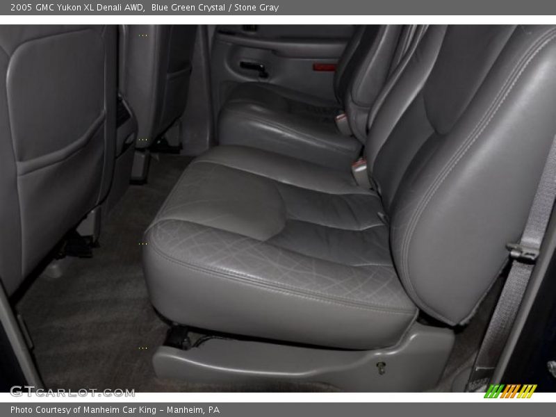 Blue Green Crystal / Stone Gray 2005 GMC Yukon XL Denali AWD