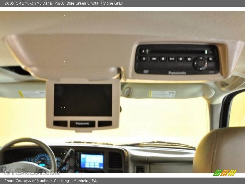 Blue Green Crystal / Stone Gray 2005 GMC Yukon XL Denali AWD