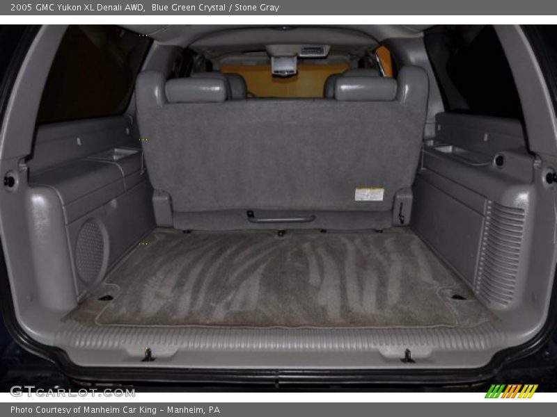 Blue Green Crystal / Stone Gray 2005 GMC Yukon XL Denali AWD