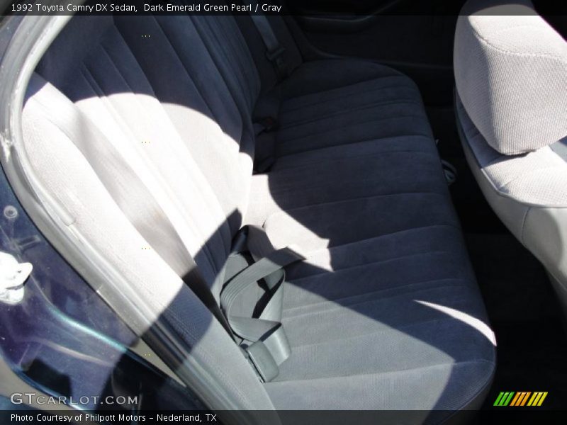 Dark Emerald Green Pearl / Gray 1992 Toyota Camry DX Sedan