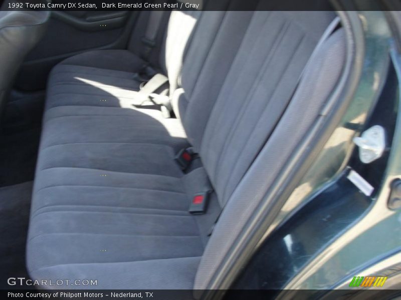Dark Emerald Green Pearl / Gray 1992 Toyota Camry DX Sedan