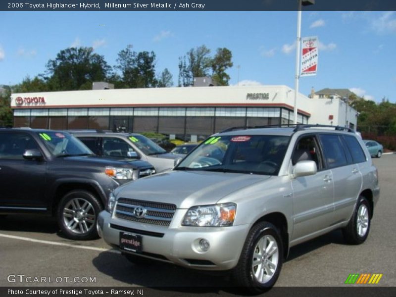 Millenium Silver Metallic / Ash Gray 2006 Toyota Highlander Hybrid