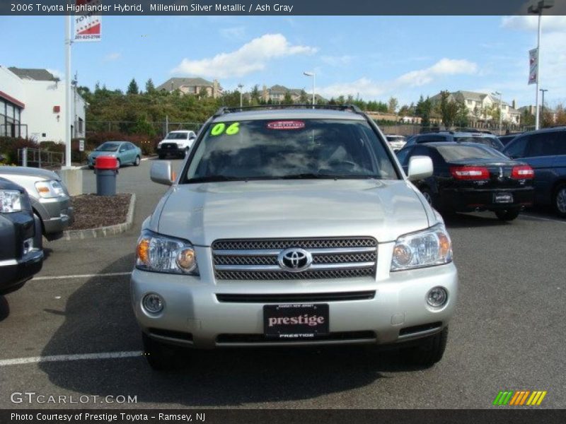 Millenium Silver Metallic / Ash Gray 2006 Toyota Highlander Hybrid