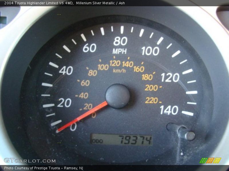 Millenium Silver Metallic / Ash 2004 Toyota Highlander Limited V6 4WD