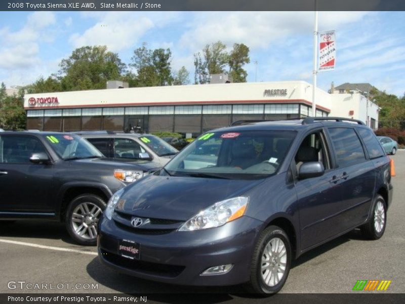 Slate Metallic / Stone 2008 Toyota Sienna XLE AWD