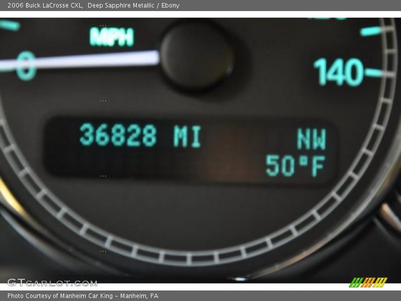 Deep Sapphire Metallic / Ebony 2006 Buick LaCrosse CXL
