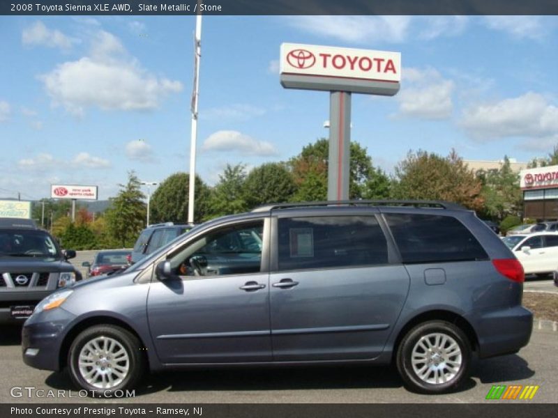 Slate Metallic / Stone 2008 Toyota Sienna XLE AWD