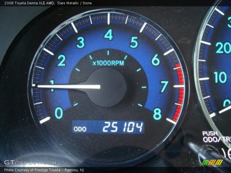 Slate Metallic / Stone 2008 Toyota Sienna XLE AWD
