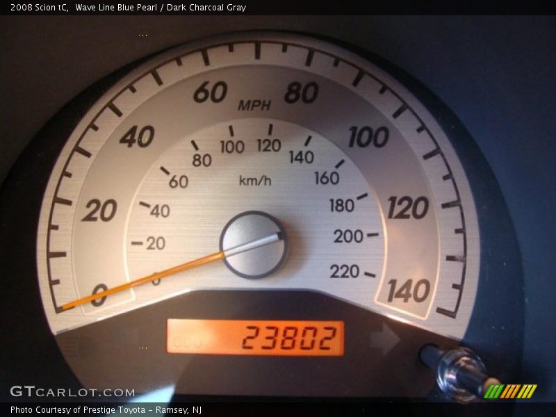 Wave Line Blue Pearl / Dark Charcoal Gray 2008 Scion tC