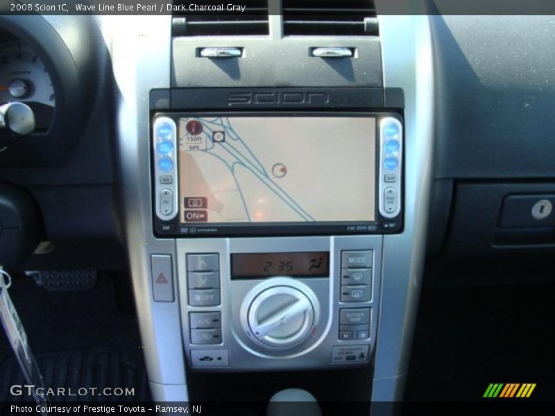 Wave Line Blue Pearl / Dark Charcoal Gray 2008 Scion tC