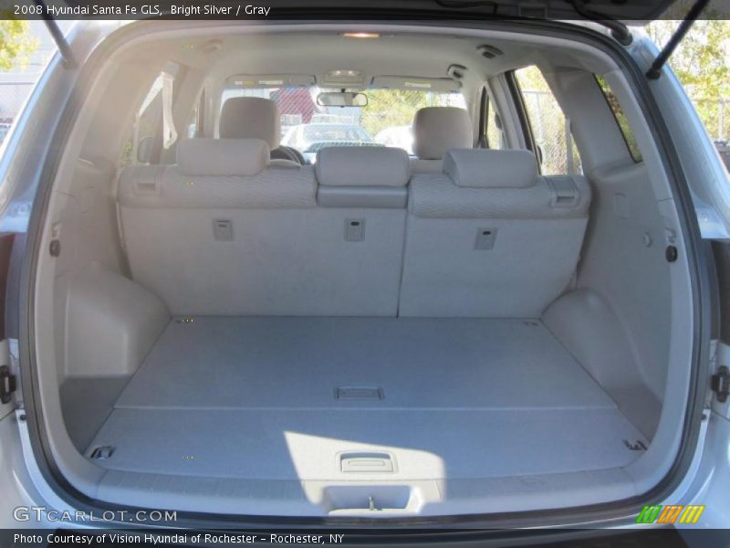Bright Silver / Gray 2008 Hyundai Santa Fe GLS