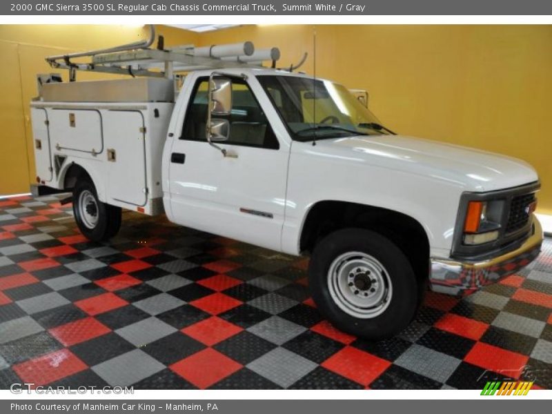 Summit White / Gray 2000 GMC Sierra 3500 SL Regular Cab Chassis Commercial Truck