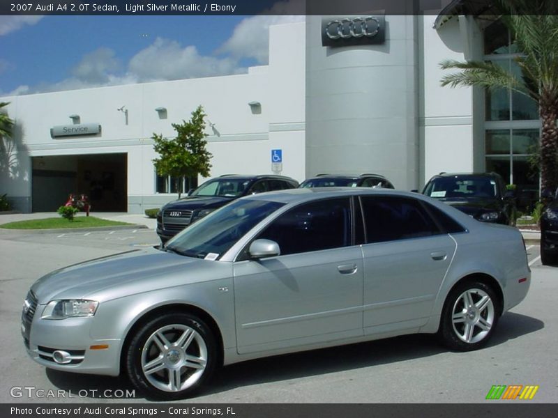 Light Silver Metallic / Ebony 2007 Audi A4 2.0T Sedan