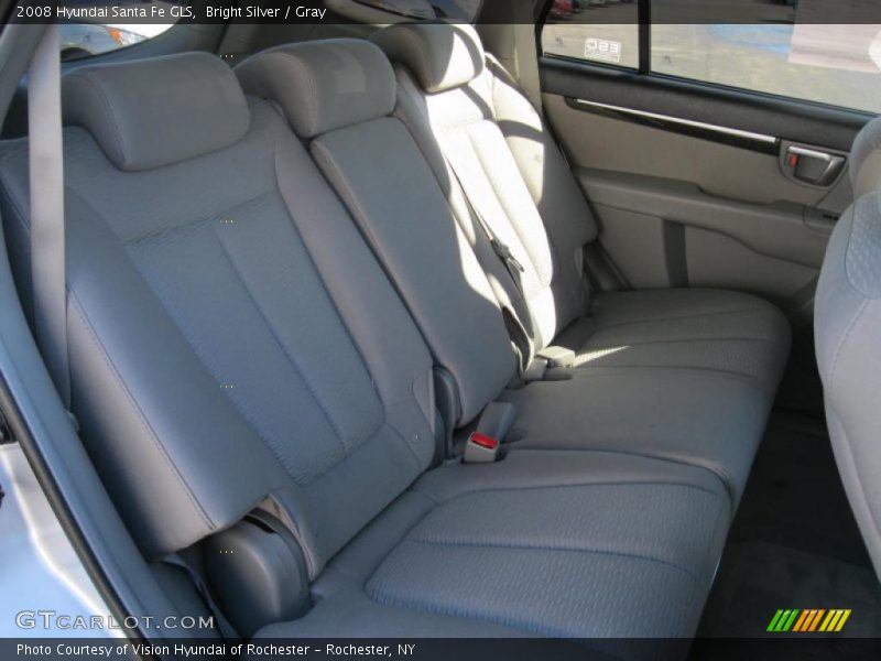 Bright Silver / Gray 2008 Hyundai Santa Fe GLS