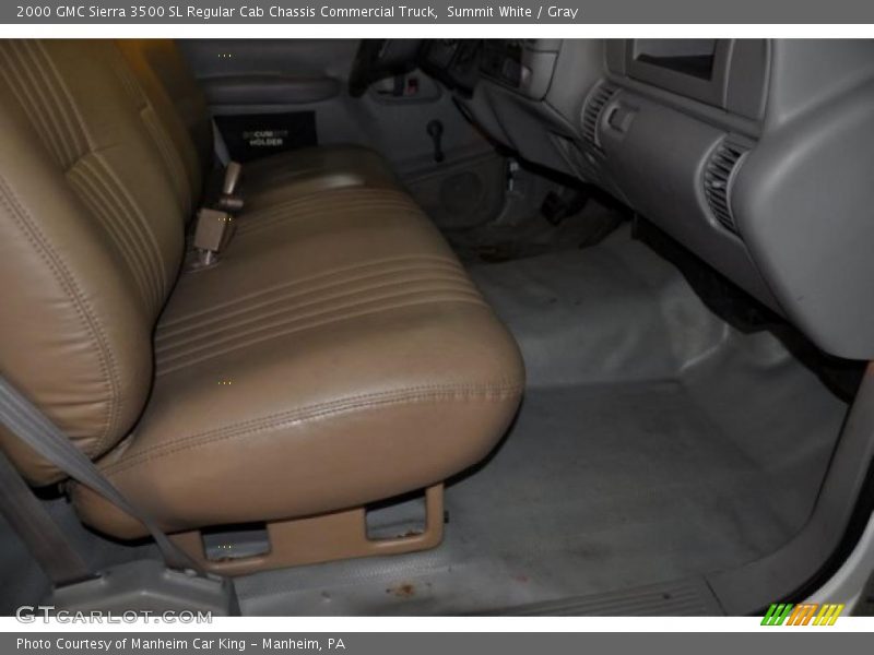 Summit White / Gray 2000 GMC Sierra 3500 SL Regular Cab Chassis Commercial Truck