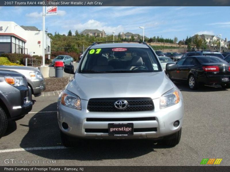 Classic Silver Metallic / Ash Gray 2007 Toyota RAV4 4WD