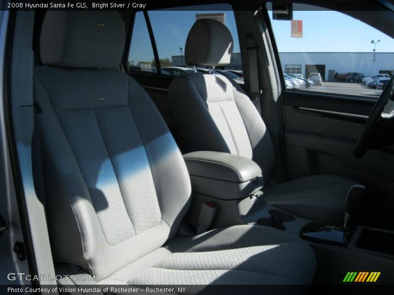 Bright Silver / Gray 2008 Hyundai Santa Fe GLS