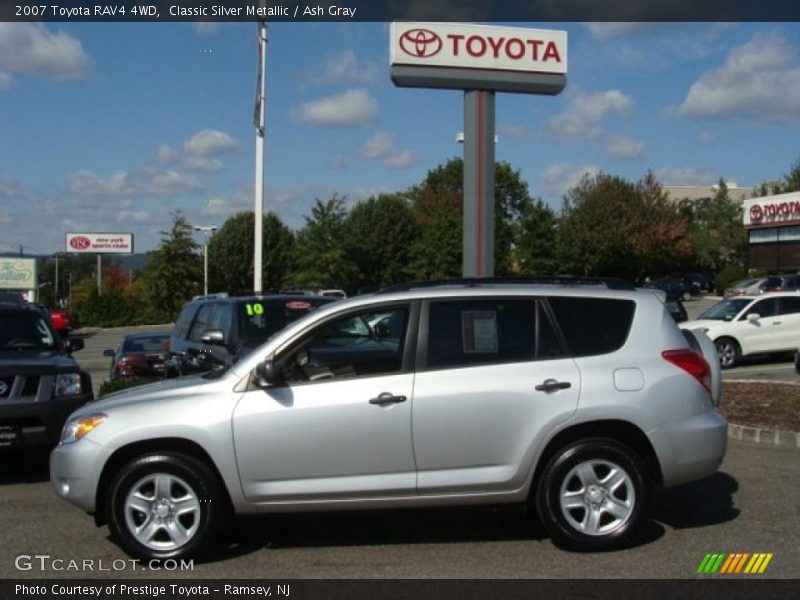 Classic Silver Metallic / Ash Gray 2007 Toyota RAV4 4WD