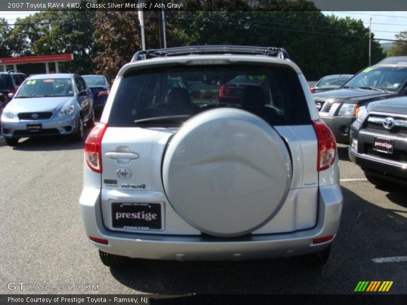 Classic Silver Metallic / Ash Gray 2007 Toyota RAV4 4WD