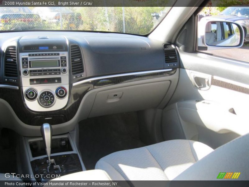 Bright Silver / Gray 2008 Hyundai Santa Fe GLS