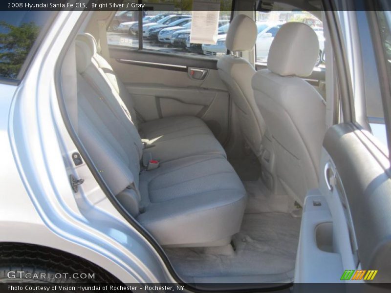 Bright Silver / Gray 2008 Hyundai Santa Fe GLS