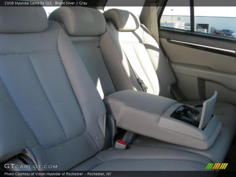 Bright Silver / Gray 2008 Hyundai Santa Fe GLS