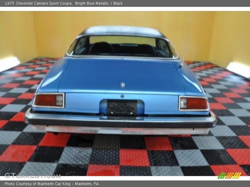 Bright Blue Metallic / Black 1975 Chevrolet Camaro Sport Coupe