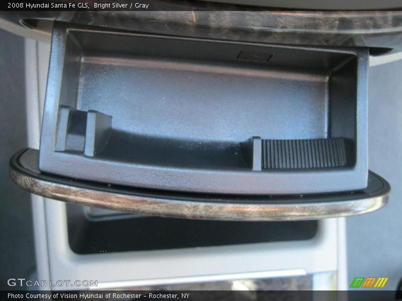 Bright Silver / Gray 2008 Hyundai Santa Fe GLS