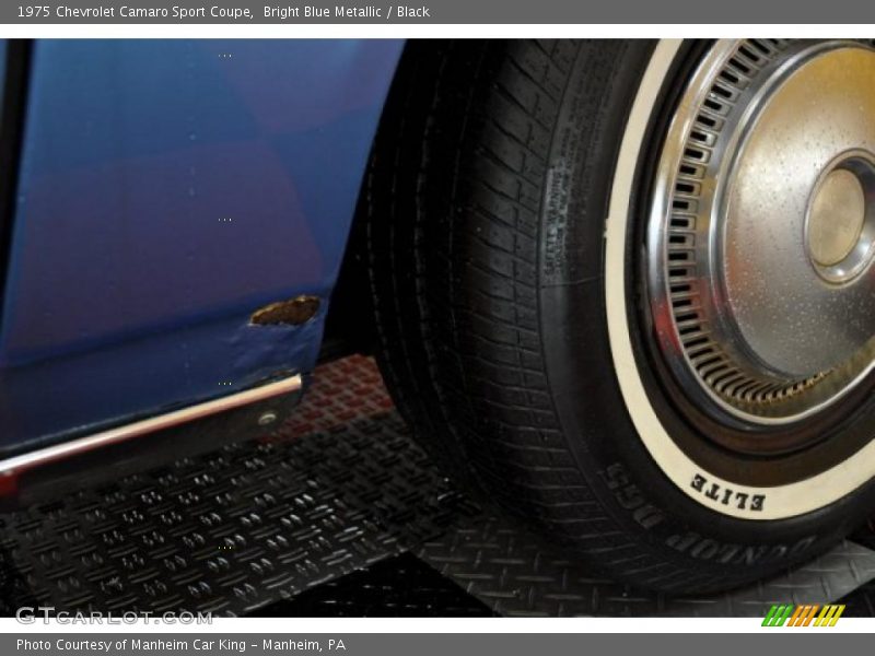 Bright Blue Metallic / Black 1975 Chevrolet Camaro Sport Coupe