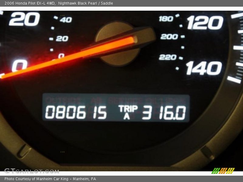 Nighthawk Black Pearl / Saddle 2006 Honda Pilot EX-L 4WD