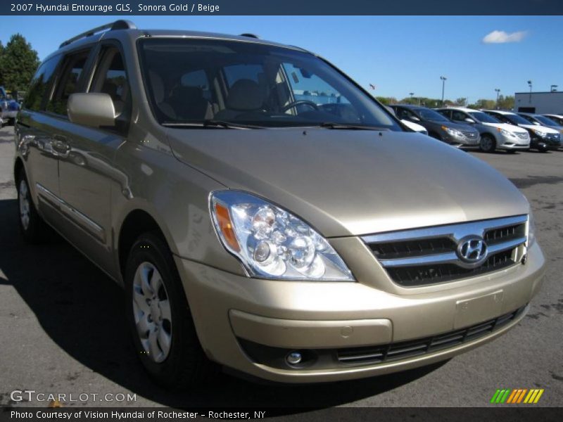 Sonora Gold / Beige 2007 Hyundai Entourage GLS