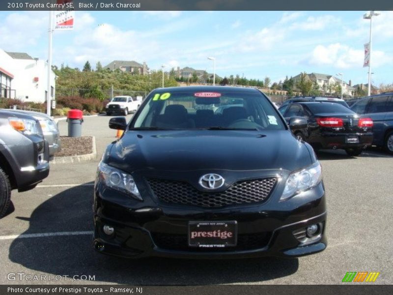 Black / Dark Charcoal 2010 Toyota Camry SE