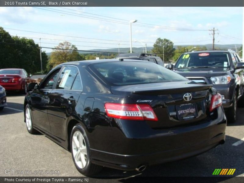 Black / Dark Charcoal 2010 Toyota Camry SE