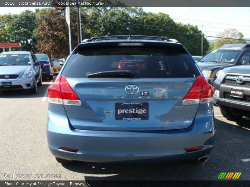 Tropical Sea Metallic / Gray 2010 Toyota Venza AWD
