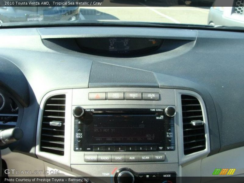 Tropical Sea Metallic / Gray 2010 Toyota Venza AWD