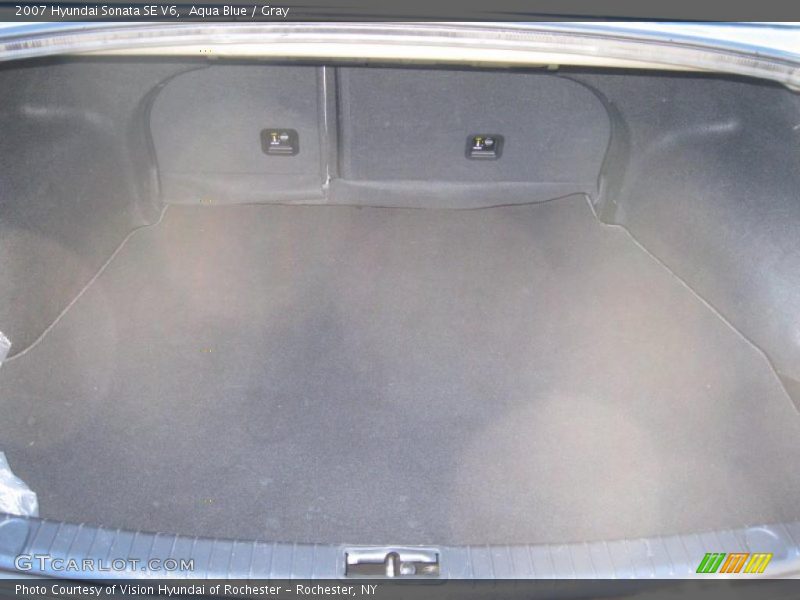 Aqua Blue / Gray 2007 Hyundai Sonata SE V6
