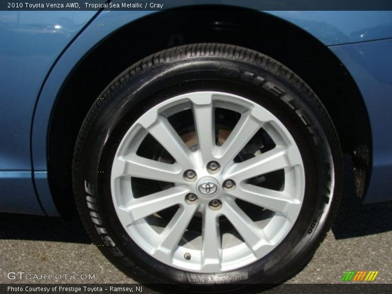 Tropical Sea Metallic / Gray 2010 Toyota Venza AWD