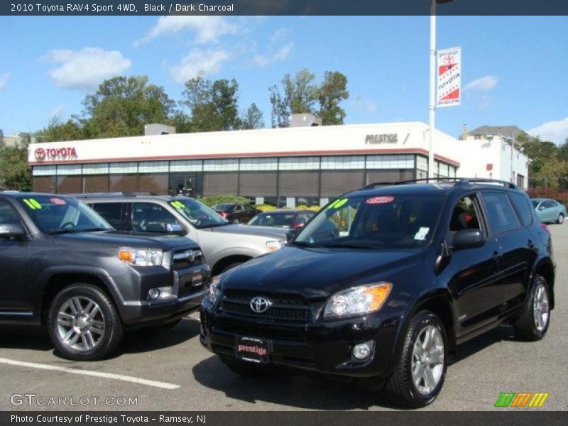 Black / Dark Charcoal 2010 Toyota RAV4 Sport 4WD