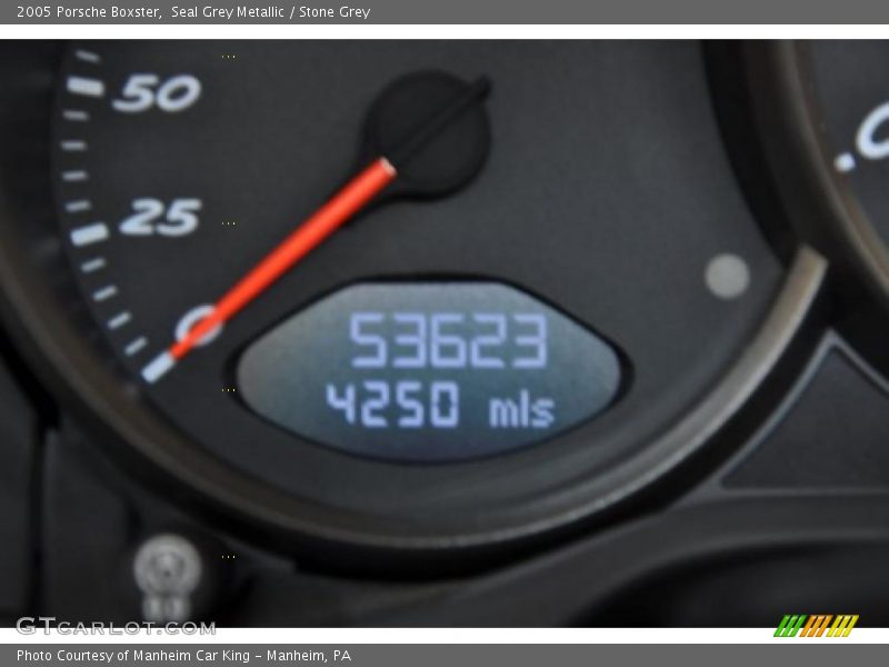 Seal Grey Metallic / Stone Grey 2005 Porsche Boxster