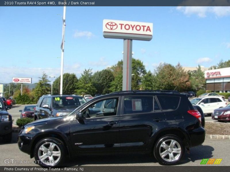 Black / Dark Charcoal 2010 Toyota RAV4 Sport 4WD