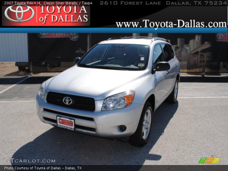 Classic Silver Metallic / Taupe 2007 Toyota RAV4 I4
