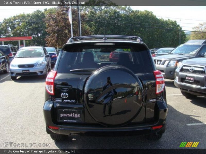 Black / Dark Charcoal 2010 Toyota RAV4 Sport 4WD